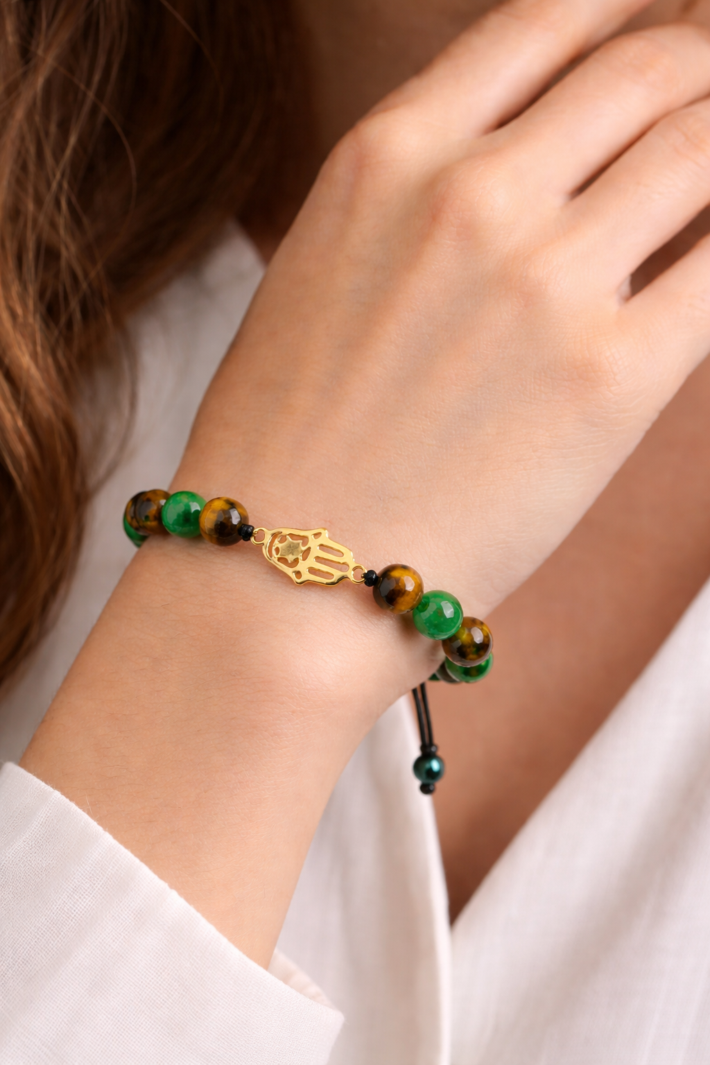 PULSERA HAMSA ABUNDANCIA Y PROTECCIÓN